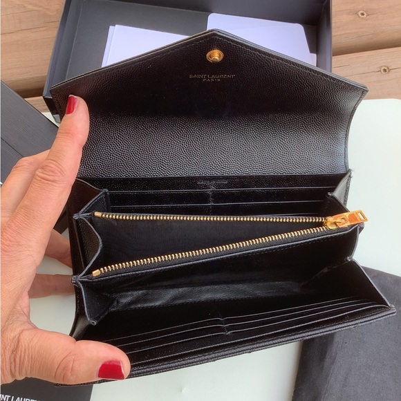 Authentic YSL Envelope wallet ❤️💛🖤 - Picture 3 of 16
